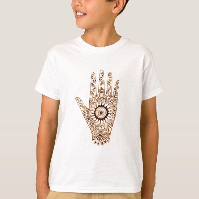 Henna Hand / Hamsa T-Shirt (Front)