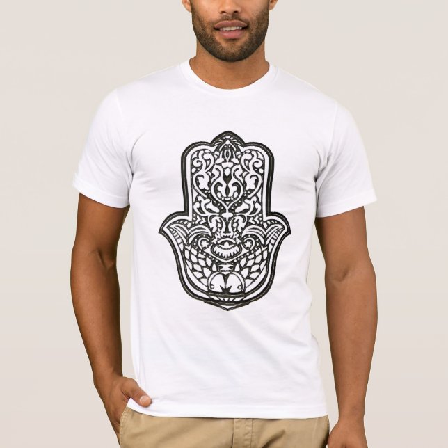 Henna Hand of Hamsa (Original) T-Shirt (Front)
