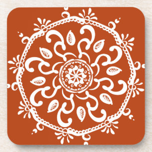 Henna Mandala Coaster