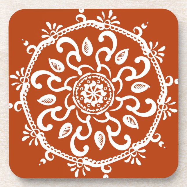 Henna Mandala Coaster (Front)