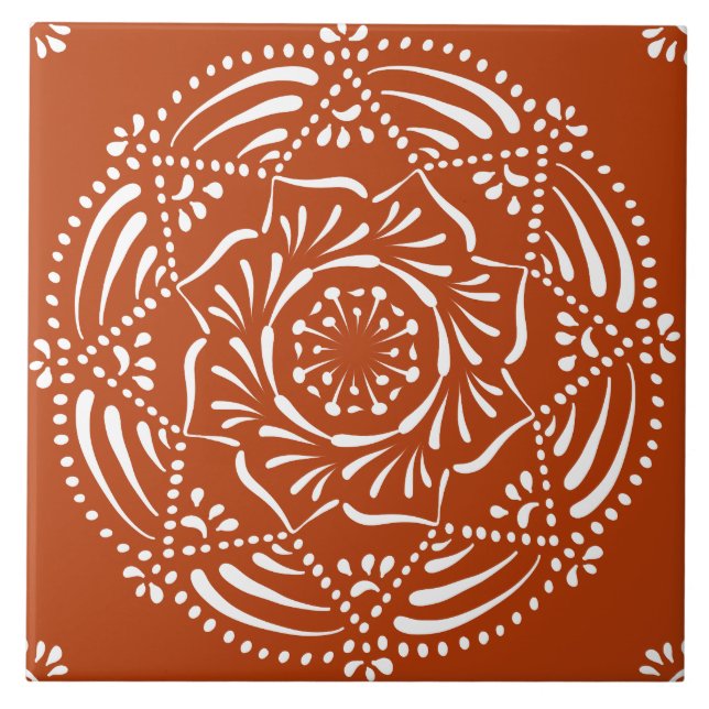 Henna Mandala Tile (Front)