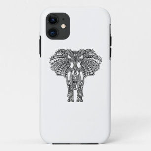 Henna Mehndi Decorated Indian Elephant Case-Mate iPhone Case