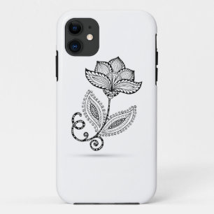 Henna Paisley Mehndi Doodles Case-Mate iPhone Case