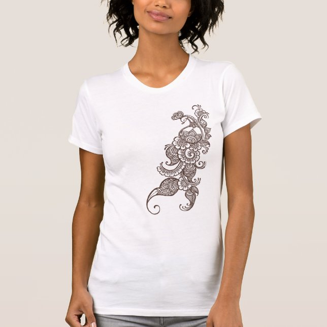 henna peacock T-Shirt (Front)