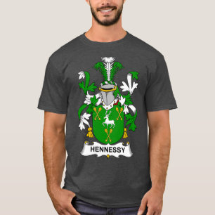 Hennessy Coat of Arms Family Crest  T-Shirt