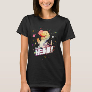 HENNY - Cute Boy Name with cute Dinosaur T-Shirt