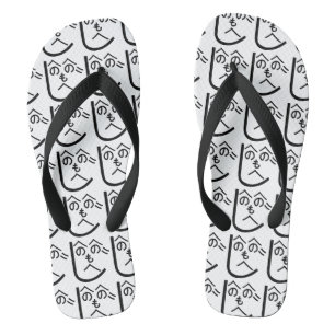 Henohenomoheji へのへのもへじ jandals