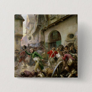 Henri de La Rochejaquelein  at Battle of 15 Cm Square Badge