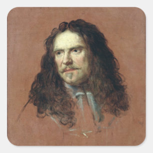 Henri de La Tour d'Auvergne 1665-68 Square Sticker