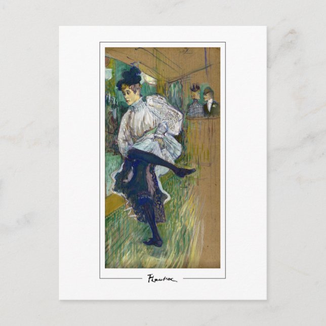 Henri de Toulouse-Lautrec #20 - Fine Art Postca… Postcard (Front)