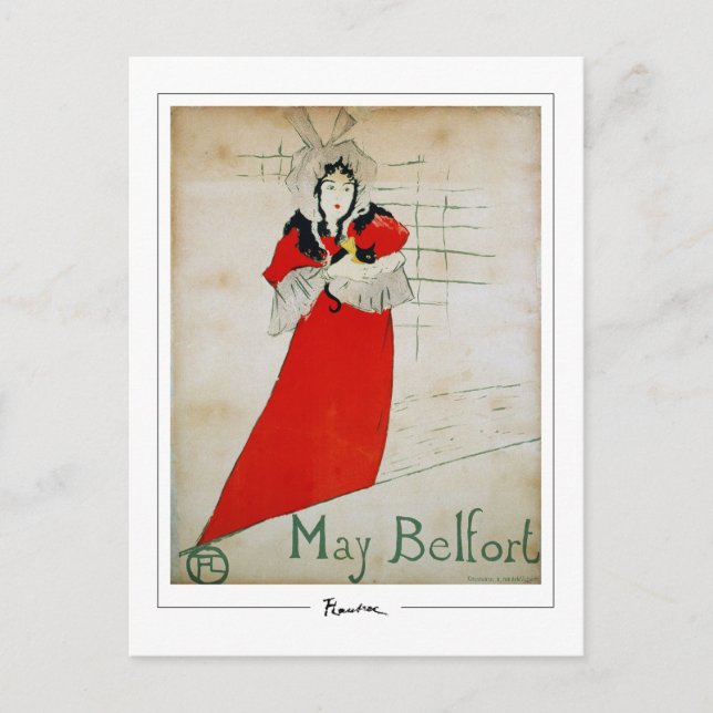 Henri de Toulouse-Lautrec #328 - Fine Art Postc… Postcard (Front)