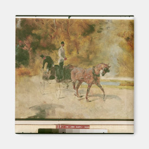 Henri de Toulouse-Lautrec A Dog-Cart Magnet