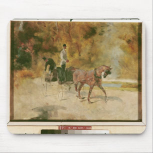 Henri de Toulouse-Lautrec A Dog-Cart Mouse Pad