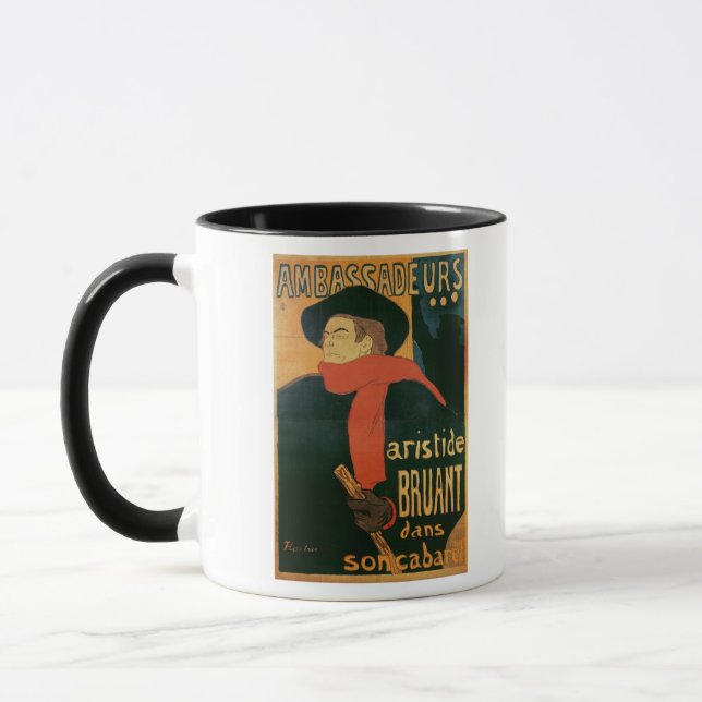 Henri de Toulouse-Lautrec | Ambassadeurs: Aristide Mug (Left)