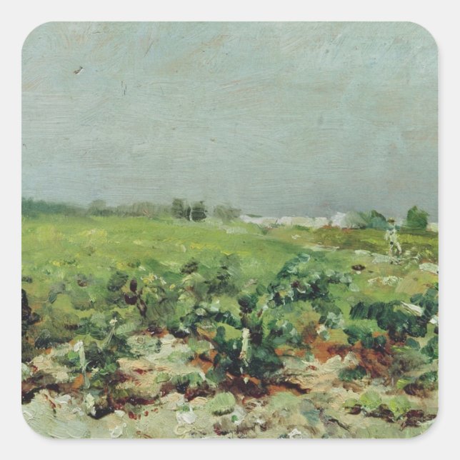 Henri de Toulouse-Lautrec | Celeyran, View of the  Square Sticker (Front)