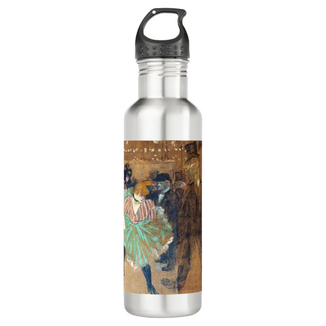 Henri de Toulouse-Lautrec - Dance at the Rouge 710 Ml Water Bottle (Front)