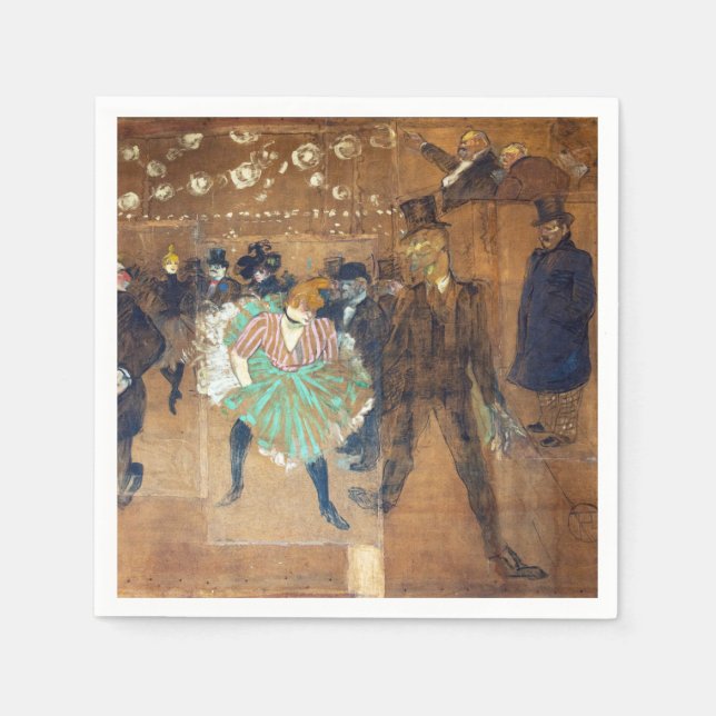 Henri de Toulouse-Lautrec - Dance at the Rouge Napkin (Front)