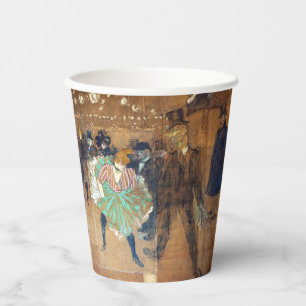 Henri de Toulouse-Lautrec - Dance at the Rouge Paper Cups