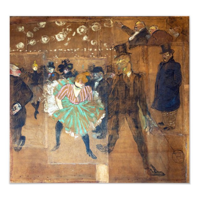 Henri de Toulouse-Lautrec - Dance at the Rouge Photo Print (Front)