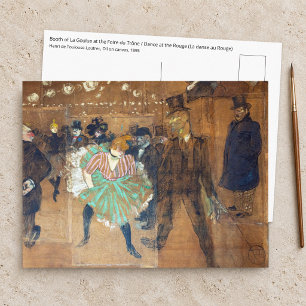Henri de Toulouse-Lautrec - Dance at the Rouge Postcard