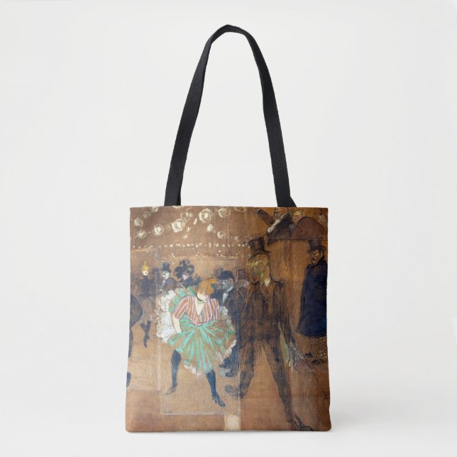 Henri de Toulouse-Lautrec - Dance at the Rouge Tote Bag (Front)