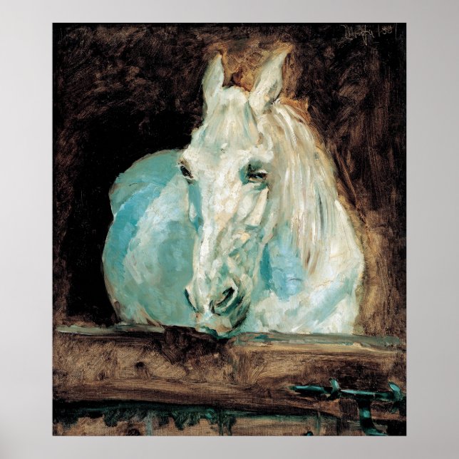 Henri de Toulouse-Lautrec Gazelle The White Horse Poster (Front)