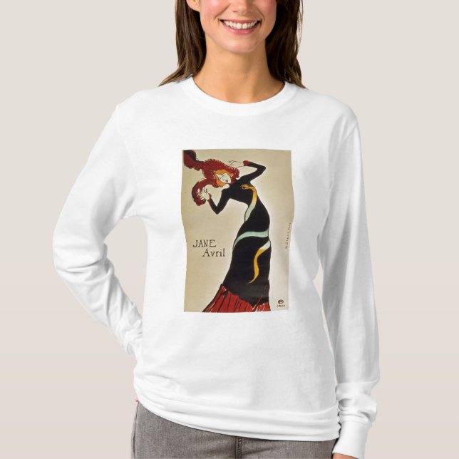 Henri de Toulouse-Lautrec | Jane Avril  1899 T-Shirt (Front)