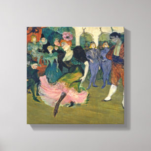 Henri de Toulouse-Lautrec   Map: Magellan's Voyage Canvas Print
