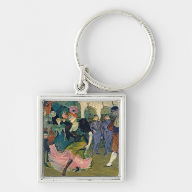 Henri de Toulouse-Lautrec | Map: Magellan's Voyage Key Ring (Front)