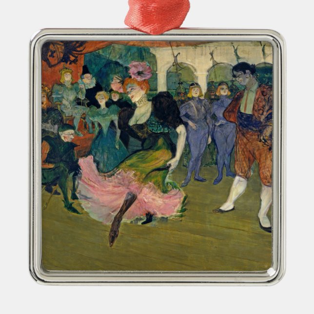 Henri de Toulouse-Lautrec | Map: Magellan's Voyage Metal Tree Decoration (Front)