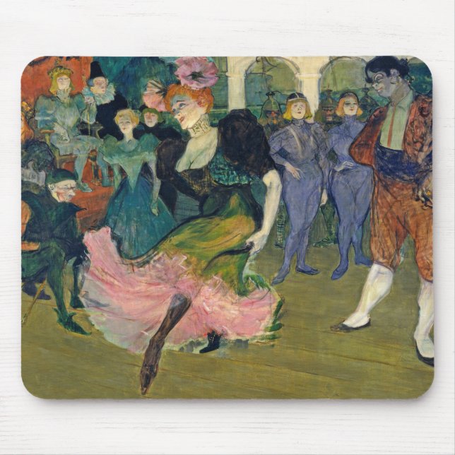 Henri de Toulouse-Lautrec | Map: Magellan's Voyage Mouse Pad (Front)