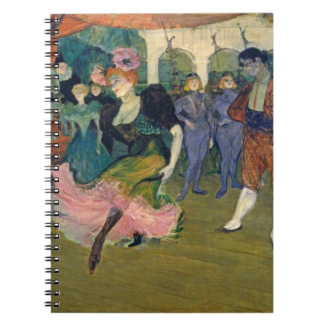 Henri de Toulouse-Lautrec | Map: Magellan's Voyage Spiral Notebook (Front)
