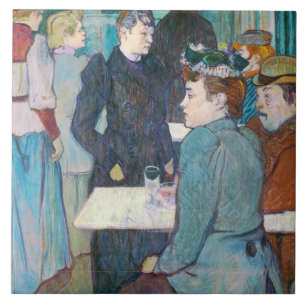 Henri de Toulouse-Lautrec Moulin de la Galette Tile