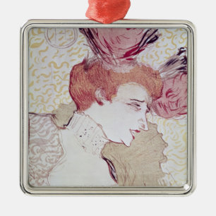 Henri de Toulouse-Lautrec   Portrait of Marcelle L Metal Tree Decoration