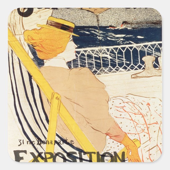 Henri de Toulouse-Lautrec | Poster advertising the Square Sticker (Front)
