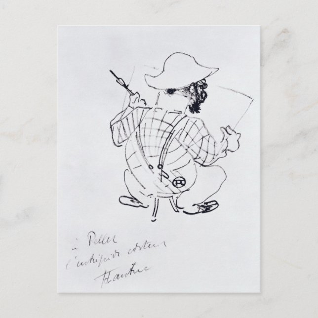 Henri de Toulouse-Lautrec | Self Portrait, 1896 Postcard (Front)