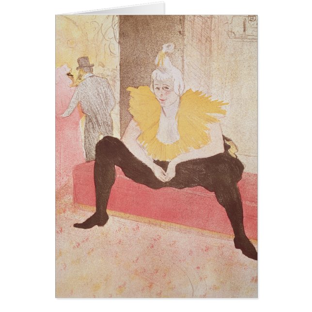 Henri de Toulouse-Lautrec | The Clowness Cha-U-Kao (Front)