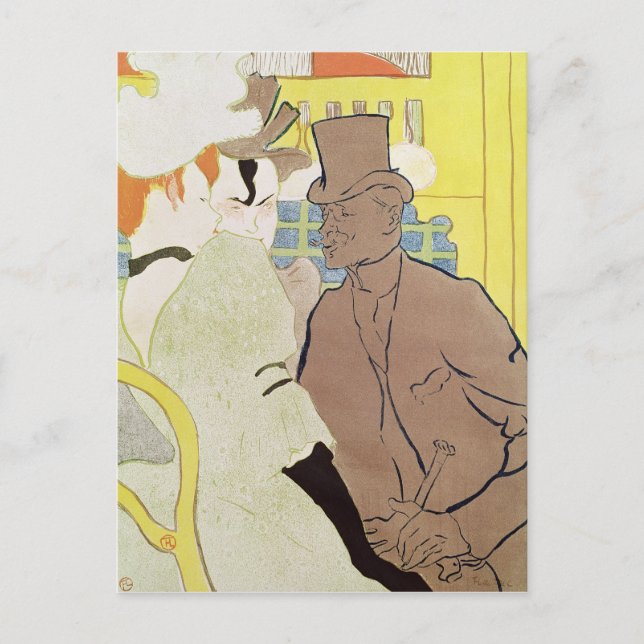 Henri de Toulouse-Lautrec | The Englishman at the  Postcard (Front)