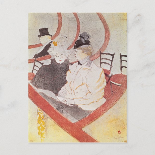 Henri de Toulouse-Lautrec | The Grande Loge, 1897 Postcard (Front)