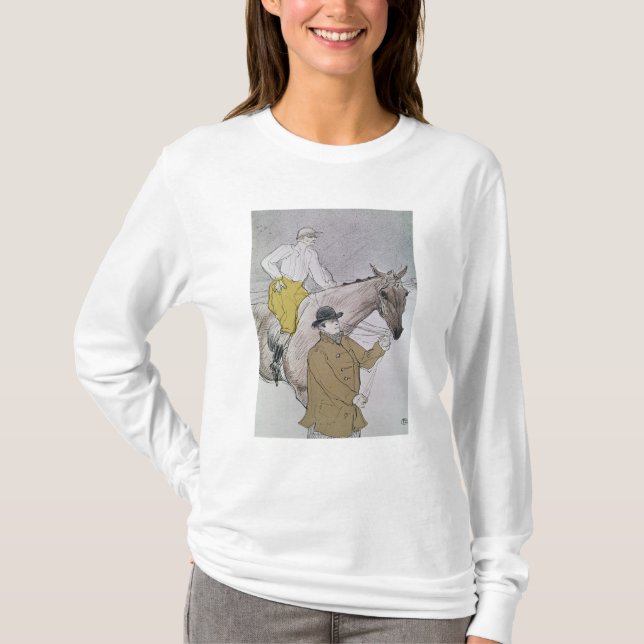 Henri de Toulouse-Lautrec | The jockey led to the  T-Shirt (Front)
