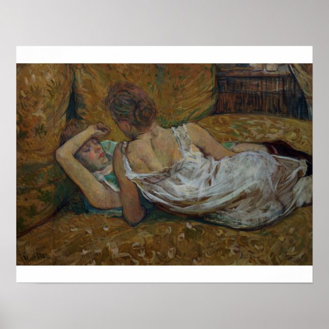 Henri de Toulouse-Lautrec | Two friends (pastel) Poster (Front)