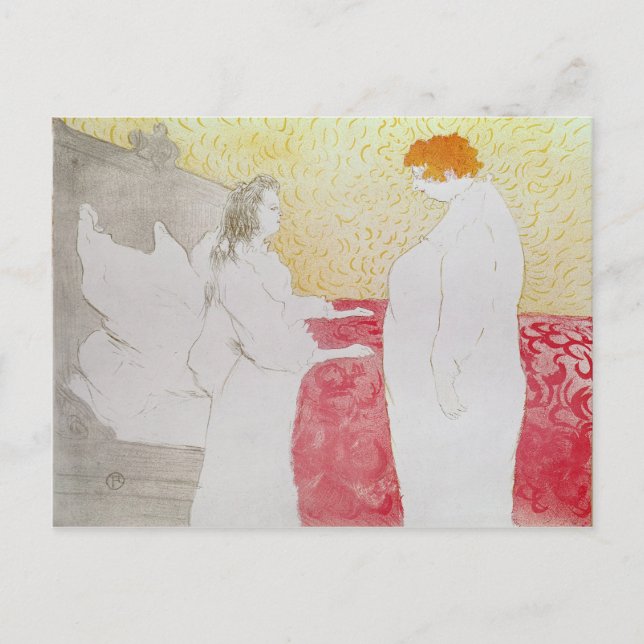 Henri de Toulouse-Lautrec | Woman in Bed, Profile  Postcard (Front)