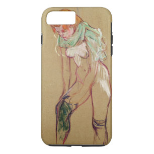 Henri de Toulouse-Lautrec   Woman Pulling Up her S Case-Mate iPhone Case