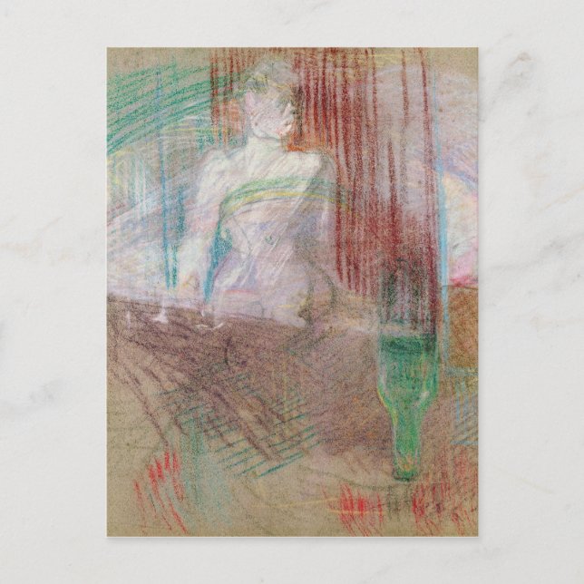 Henri de Toulouse-Lautrec | Woman standing behind  Postcard (Front)