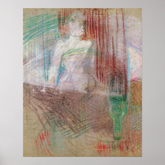 Henri de Toulouse-Lautrec | Woman standing behind  Poster (Front)