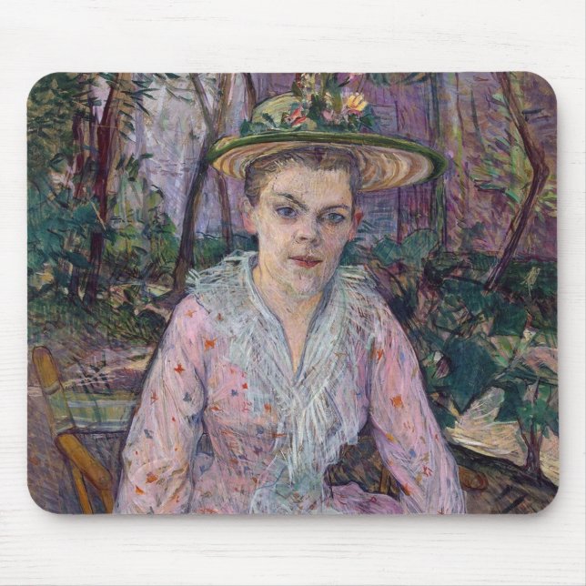 Henri de Toulouse-Lautrec | Woman with an Umbrella Mouse Pad (Front)