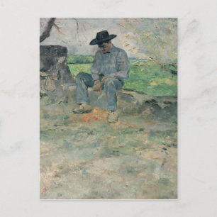 Henri de Toulouse-Lautrec Young Routy at Celeyra Postcard