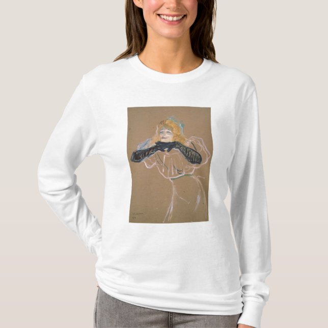 Henri de Toulouse-Lautrec | Yvette Guilbert  singi T-Shirt (Front)