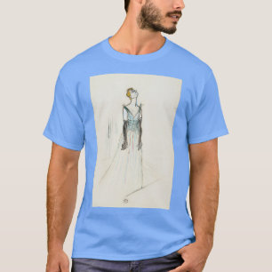 Henri De Toulouse Lautrec Yvette Guilbert  T-Shirt