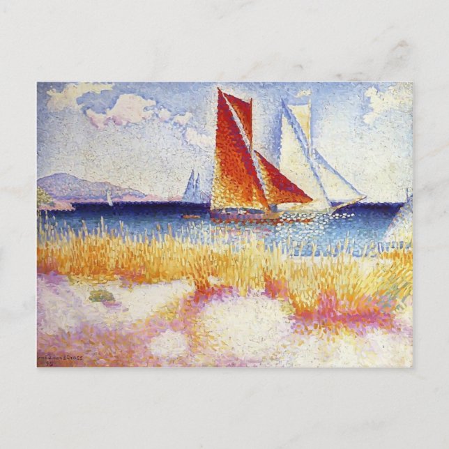 Henri-Edmond Cross- Regatta Postcard (Front)